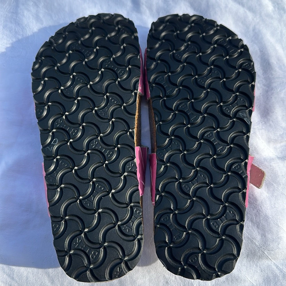 Birkis pink and white double strap NWOT - Picture 4 of 10
